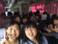 8月27日から3泊4日で夏の合宿に行ってきました！バスに乗り込んで出発ー！
