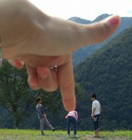 えいっ。