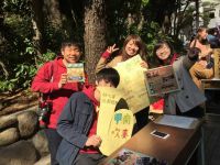 新歓の様子です！ブースでパシャリ！
